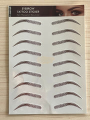 Eyebrow Tattoo Stickers | Brown 13 Eyebrow Stickers