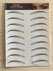 Eyebrow Tattoo Stickers | Brown 16 Eyebrow Stickers