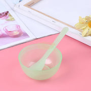 Face Mask Mixing Bowl with Spatula | 8 cm Green Facial Bowl