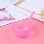 Face Mask Mixing Bowl with Spatula | 8 cm Pink Facial Bowl
