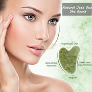 Facial Roller & Gua Sha Set | Jade Face Care