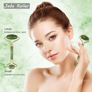 Facial Roller & Gua Sha Set | Jade Face Care
