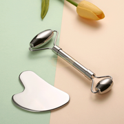 Facial Roller & Gua Sha Set | Stainless Steel Gua Sha Set