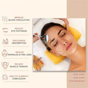 Facial Roller | Stainless Steel Gua Sha Set