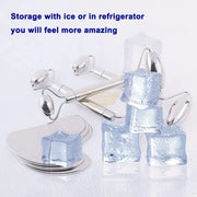 Facial Roller | Stainless Steel Gua Sha Set