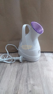Facial Steamer with handle - White/Purple Table Facial Steamer