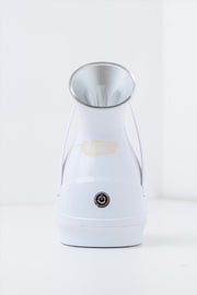 Facial Steamer with handle - White/Silver Table Facial Steamer