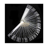 Fan Shape Nail Swatch Sticks Clear (50 tips) Nail Swatch