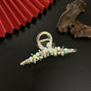 Fashion Claw Clip | Butterfly Rhinestone & Pearls Fashion Jewelry
