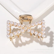 Fashion Claw Clip | Gold with Pearls | 4.8 cm 2