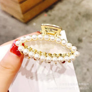 Fashion Claw Clip | Gold with Pearls | 4.8 cm 3