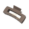 Fashion Claw Clip | Rectangular | Dark Brown Fashion Jewelry