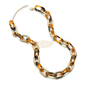 Fashion Jewelry | Necklace | Leopard Chain Choker Necklace | Brown Fashion Jewelry