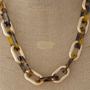 Fashion Jewelry | Necklace | Leopard Chain Choker Necklace | Brown Fashion Jewelry