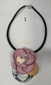 Fashion Jewelry - Necklace M-258-1 Pink Fashion Jewelry