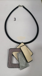 Fashion Jewelry - Necklace M-260-1 Cream Fashion Jewelry