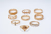 Fashion Jewelry - Ring Set M-365 Fashion Jewelry