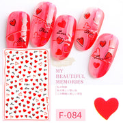 Fashion Nail Stickers - Available in 17 designs F-084 Nail Stickers