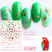 Fashion Nail Stickers - Available in 17 designs F-247 Nail Stickers
