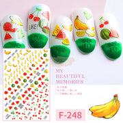 Fashion Nail Stickers - Available in 17 designs F-248 Nail Stickers