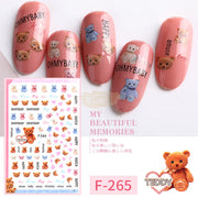 Fashion Nail Stickers - Available in 17 designs F-265 Nail Stickers