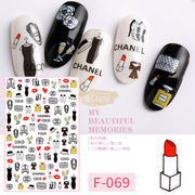 Fashion Nail Stickers F-069 Nail Stickers