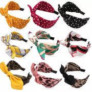 Fashion Print Bow Headband Hair Accessories