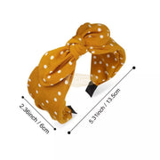 Fashion Print Bow Headband Hair Accessories