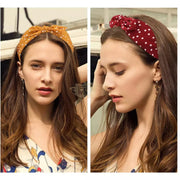 Fashion Print Bow Headband Hair Accessories