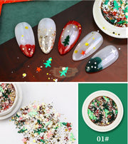Festive Nail Art Sequins Available in 6 models Nail Art Tool