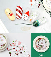 Festive Nail Art Sequins Available in 6 models Nail Art Tool