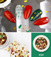 Festive Nail Art Sequins Available in 6 models Nail Art Tool