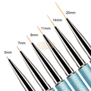 Fine Line Nail Art Liner Brush - Available in 3 sizes Nail Art Brush