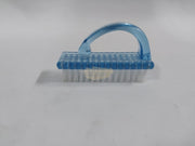 Fingernail Brush Cleaner with Handle Grip Blue Nail Cleaning Brush