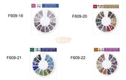 Flatback Nail Rhinestone Wheels - 20 Flatback Rhinestone