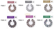 Flatback Nail Rhinestone Wheels - 21 Flatback Rhinestone