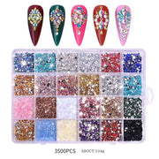 Flatback Rhinestone Set FS-C1 Nail Art Tool