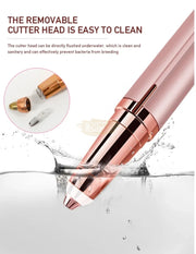 Flawlbss Brow Trimmer USB Rechargeable with LED Light Hair Remover Machine