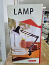 Flexible Swing Arm Clamp Mount Desk Lamp Cone (bulb not included)