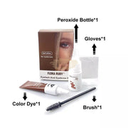 Flora Ruby Eyelash & Eyebrow Tint - Brown Hair Color