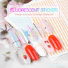 Fluorescent Nail Stickers - Available in 5 Colors 3D Stickers