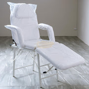 Foldable Beauty Salon Facial Bed/Chair | White