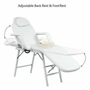 Foldable Beauty Salon Facial Bed/Chair | White