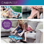 Foldable Deluxe Beauty Footrest with LED Magnifier and Fan Salon Furnishing