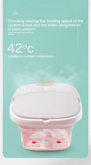 Foldable Foot Tub with heat & massage rollers (No bubble massage function. No remote) Salon Furnishing