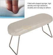 Foldable Hand Rest Manicure Station | Off-White Nail Salon Accessories