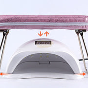 Foldable Hand Rest Manicure Station | Off-White Nail Salon Accessories