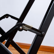 Foldable Makeup Artist Director’s Chair with Headrest | Black Furniture