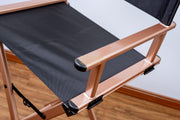 Foldable Makeup Artist Director’s Chair with Headrest | Rose Gold Furniture