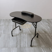 Foldable Manicure Station on Wheels with Carry bag - Black MT-001 Manicure Tables